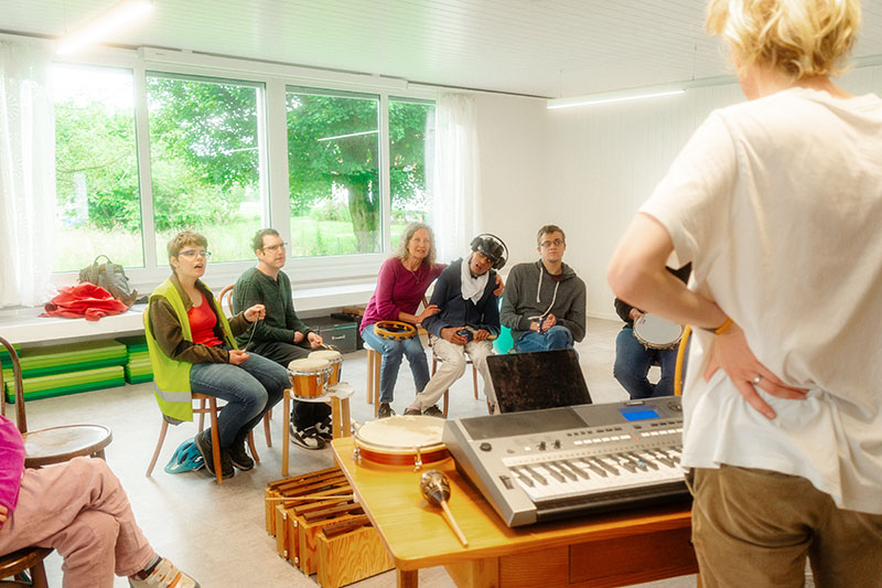 Menschen in der Schlossmatt